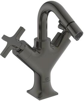 IDS Zweißriff-Bidetarmatur JOY NEO Kreuzgriffe magnetic grey IDEAL STANDARD