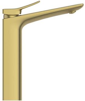 IDS Einhebel-Waschtischarmatur CHECK verl. So o Ablaufgarnitur brushed gold IDEAL STANDARD