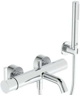 IDS Einhebel-Badearmatur JOY AP, DN 15, mit Brause-Set chrom IDEAL STANDARD