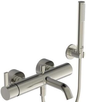 IDS Einhebel-Badearmatur JOY AP, DN 15, mit Brause-Set silver storm IDEAL STANDARD