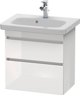 Duravit Waschtischunterbau DURASTYLE 368x580x610mm eiche natur / basalt matt