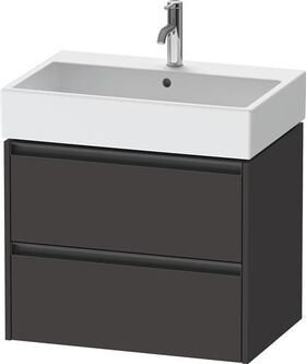 Duravit Waschtischunterbau Ketho.2 684x549x460mm graphit supermatt