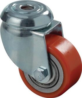Lenkrolle D.50mm Trgf.120kg PU BS ROLLEN