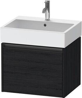 Duravit Waschtischunterbau Ketho.2 584x440x460mm eiche schwarz