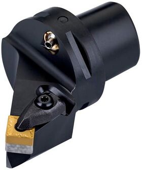 Klemmhalter ISO C4-DSSNR-27042-12 D.40mm m. Polygonkupplung Rechtslauf