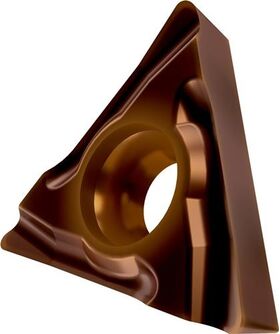 Drehwendeschneidplatte ISO TCGT 110204ER-SI:T8430 D.2,8mm PVD beschichtet - VPE: 10