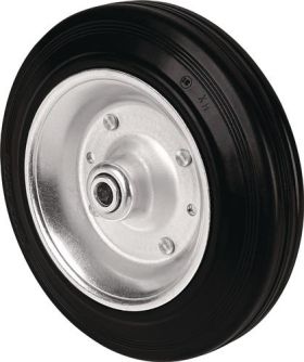 Ersatzrad D.200mm Trgf.205kg VG schwarz Achs-D.20mm Nabenl.59mm TECWERK