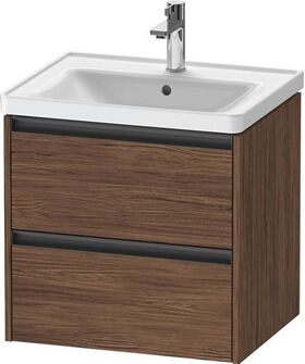 Duravit Waschtischunterbau Ketho.2 584x549x455mm nussbaum dunkel