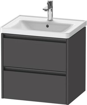 Duravit Waschtischunterbau Ketho.2 584x549x455mm graphit matt