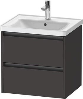 Duravit Waschtischunterbau Ketho.2 584x549x455mm graphit supermatt