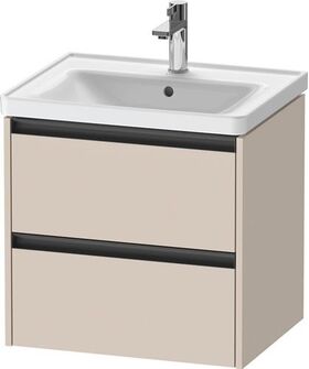 Duravit Waschtischunterbau Ketho.2 584x549x455mm taupe supermatt