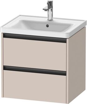 Duravit Waschtischunterbau Ketho.2 584x549x455mm taupe matt