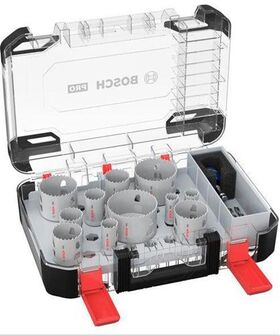 Lochsägen-Set PRO Multi Material PC Plus 14-tlg.20-76mm Schnitt-T.44mm