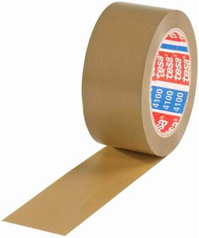 Klebeband tesa 4100 Breite 50mm Länge 66m S.65µ PVC braun leise geprägt TESA - VPE: 36
