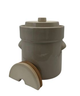 Gärtopf 10l mD u.Besch.Stein g