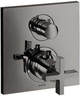 Thermostat AXOR CITTERIO UP m Abstellventil u KreGr pol. bl chr