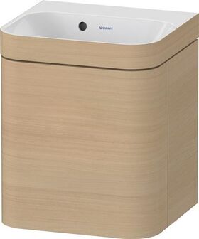 Duravit Waschtischset HAPPY D.2 PLUS Türansch re 400x360mm e HL medi eiche