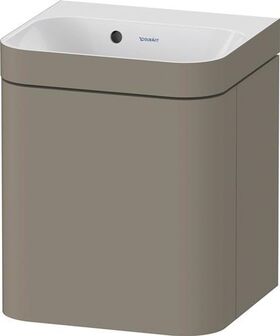 Duravit Waschtischset HAPPY D.2 PLUS Türansch re 400x360mm e HL Steingr sdm