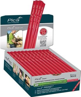 Zimmermannsbleistift Pica Classic 540 L.30cm 2H ungespitzt PICA
