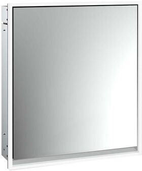 Emco LED-Lichtspiegelschrank LOFT UP 600x733mm 1-tü Ans re alu/spiegel EMCO