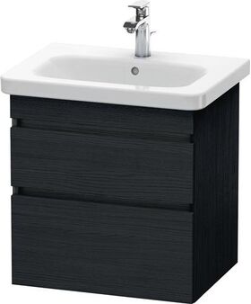 Duravit Waschtischunterbau DURASTYLE 448x580x610mm eiche schwarz
