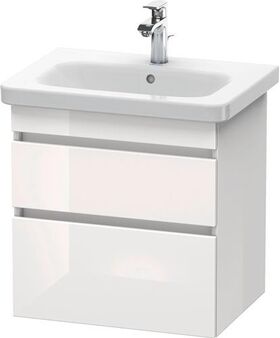 Duravit Waschtischunterbau DURASTYLE 448x580x610mm eiche natur / basalt matt