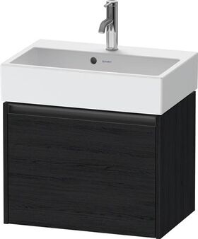 Duravit Waschtischunterbau Ketho.2 584x440x390mm eiche schwarz