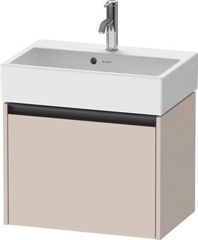 Duravit Waschtischunterbau Ketho.2 584x440x390mm taupe matt