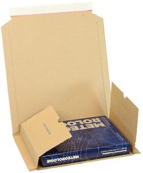 Medienverpackung Multiwell Maße 270x185x20-60mm B5 braun SK-Verschluss TRANSPAK - VPE: 25