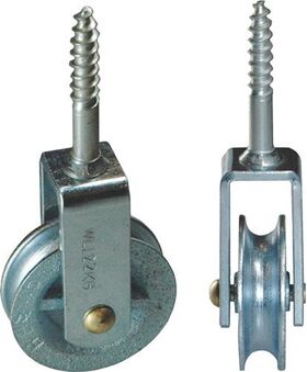 Waschseilrolle 5000 Nut 10mm verz.Grauguss Halterung STA verz.BETZ