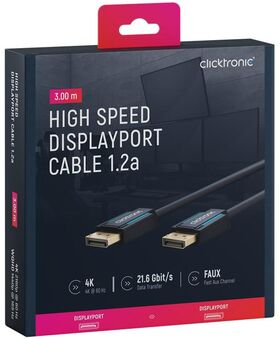 DisplayPort™-Kabel, 3m- VPE: 1