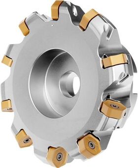 Planfräser ISO 100A08R-S45HN09C-CF D.32mm Rechtslauf Schneid-D.111,7mm
