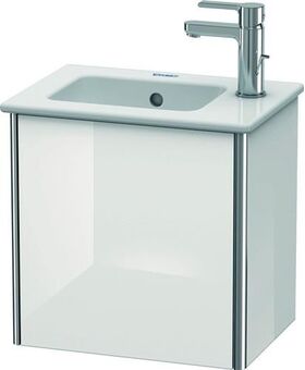 Duravit Waschtischunterbau XSQUARE 400x410x289mm Türansch re weiß hochglanz