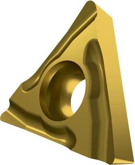 Drehwendeschneidplatte ISO TCGT 110202ER-SI:T8315 D.2,8mm PVD beschichtet Gold - VPE: 10