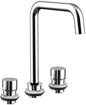 Emco 3-Loch-Waschtischarmatur EVO Höhe 212mm, Ausladung 180mm chrom EMCO