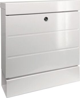 Briefkastenset NewYork 850 W H.405mm B.364mm T.110mm weiß verzinkter STA