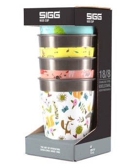 SIGG  Kindertrinkb.Wildlife0,35l 4er