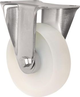 Bockrolle D.125mm Trgf.250kg PA Platte L105xB80mm TECWERK