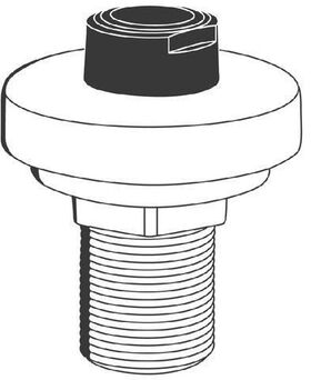 Grohe Schlauchdurchführung f HB Tenso 3-L-WKombi chrom/dunkelgrau
