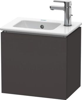 Duravit Waschtischunterbau L-CUBE 294x420x400mm A rechts graphit supermatt