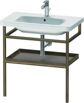 Duravit Handtuchhalter DURASTYLE 440x740mm m Abl. bas matt/nussbaum mass
