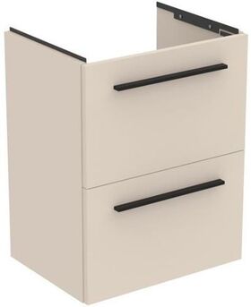 IDS Möbel-WT-Unterschrank i.life S 2 Auszüge 500x375x630mm Sandbeige matt IDEAL STANDARD