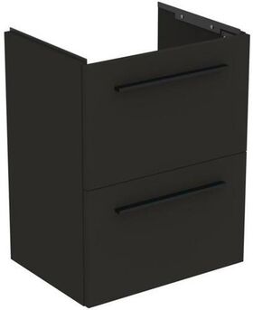 IDS Möbel-WT-Unterschrank i.life S 2 Auszüge 500x375x630mm Carbongrau matt IDEAL STANDARD