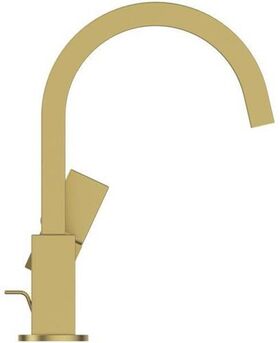 IDS Waschtischarmatur EXTRA hoh Ala mit Ablaufgarnitur brushed gold IDEAL STANDARD