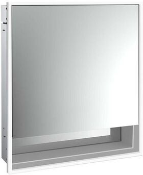 Emco LED-Lichtspiegelschrank LOFT UP 600x733mm 1-tü Ans re Ufach alu/sp EMCO