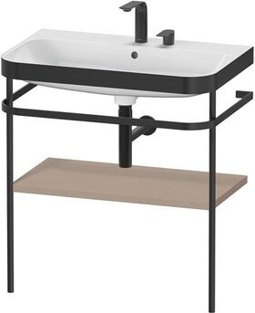 Duravit WTU HAPPY D.2 PLUS 775x490mm m Metallkon 2 HL leinen