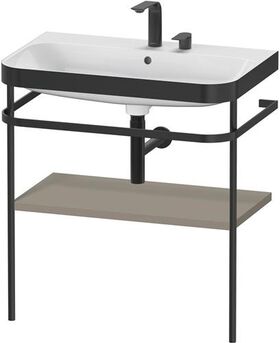 Duravit WTU HAPPY D.2 PLUS 775x490mm m Metallkon 2 HL Steingr sdm