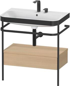 Duravit WTU HAPPY D.2 PLUS 775x490mm m Metallkon 2 HL medi eiche