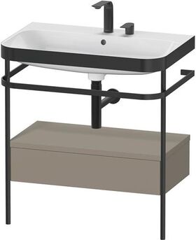 Duravit WTU HAPPY D.2 PLUS 775x490mm m Metallkon 2 HL Steingr sdm