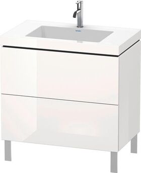 Duravit Waschtischunterbau L-CUBE m WT Vero Air 698x800x480mm o HL Ei na